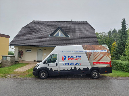 Izolace stropu zděného domu ve Vysoké nad Jizerou